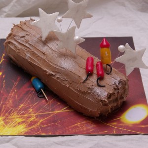 boomstam taartje oud en nieuw boomstammetje taartje