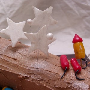 bûche de noël thema oud en nieuw thema oud en nieuw taartje