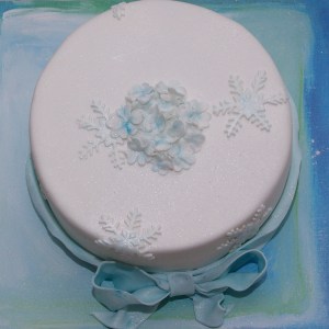 wintertaart winter cake