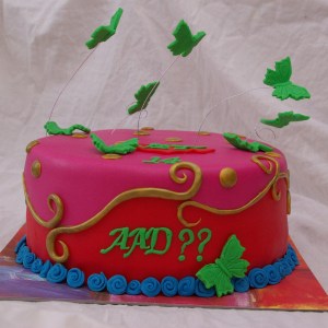 oilily taart met vlinders