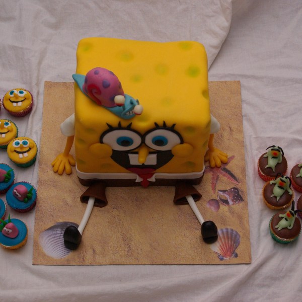 spongebob squarepants cake
