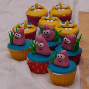 spongebob cupcakes