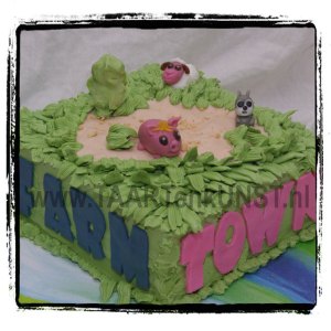 farm town facebook taart