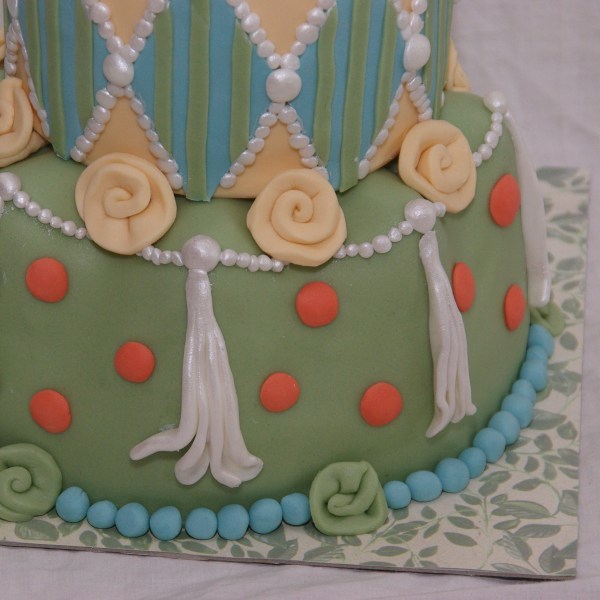 bruidstaart proeftaart dummytaart margaret braun achtig wavy edge cake