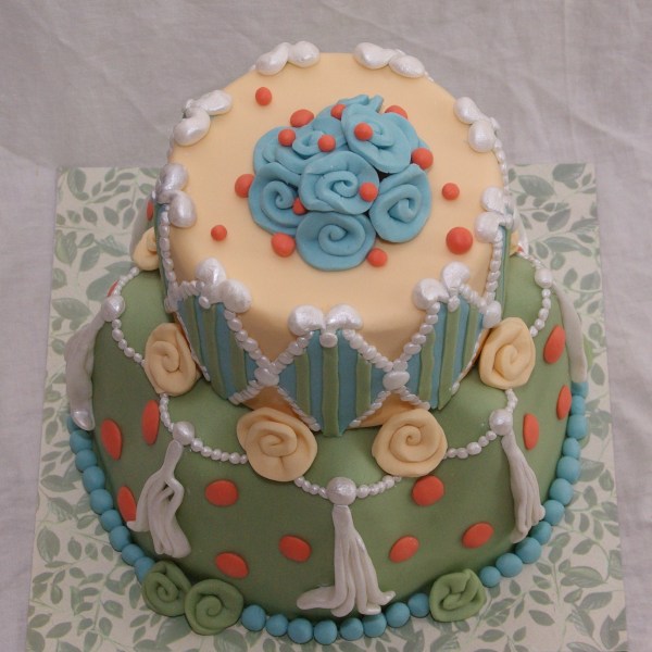 bruidstaart proeftaart dummytaart margaret braun achtig wavy edge cake