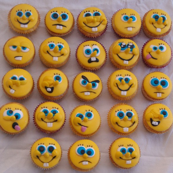 spongebob squarepants cupcakes