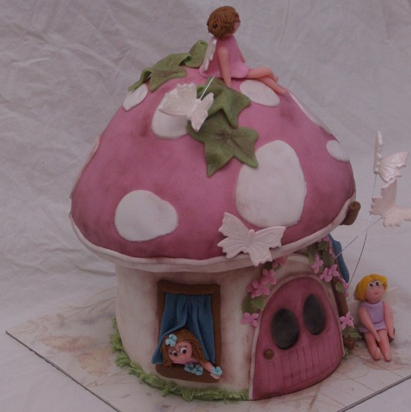 elfen paddestoel taart elfjes paddestoel taart