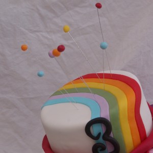 roze k3 meisjes taart