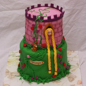disney prinsessen rapunzel kasteel taart