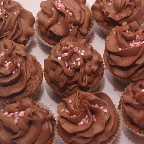 chocolade cupcakes met chili en chocoladeganache