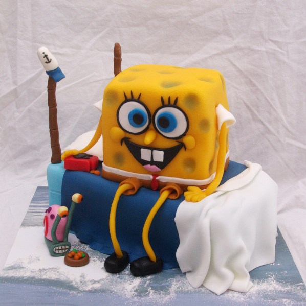 spongebob squarepants taart 