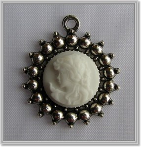 frame zilver met camee