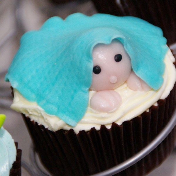 babyshower cupcakes