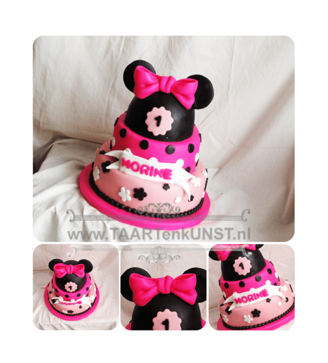 minnie-mouse-taart