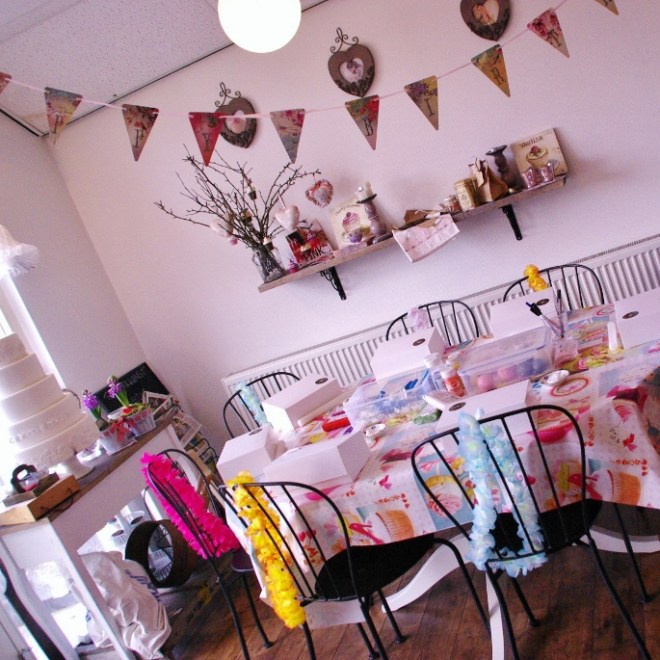 kinderfeestje workshop cupcakes