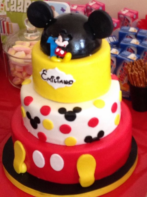 mickey mouse taart