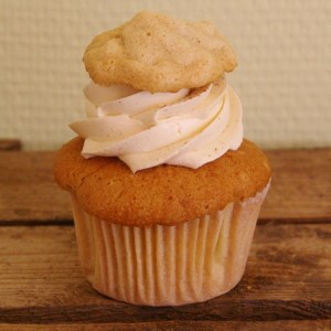 cinnacoffee cupcake