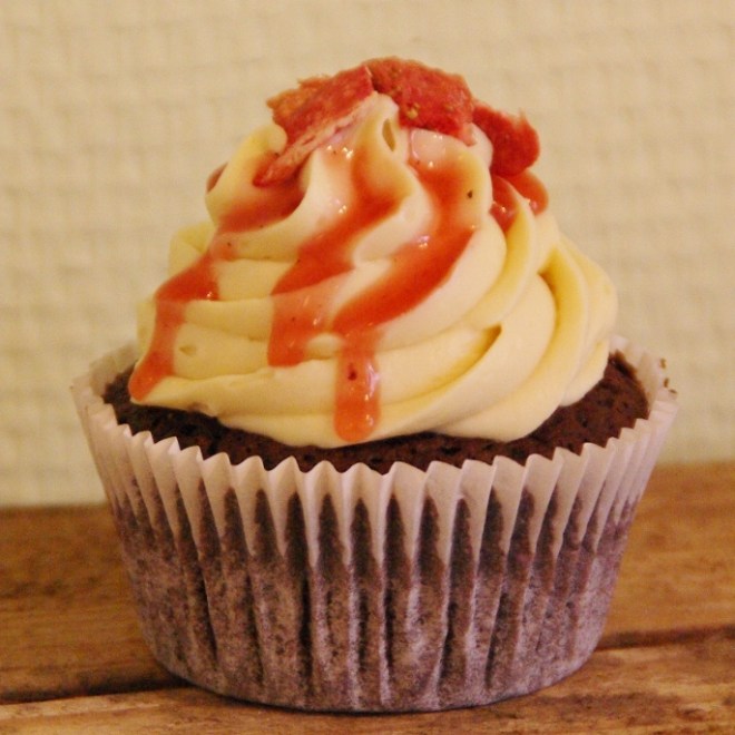 fragolata cupcake