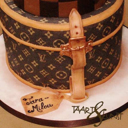 louis vuitton cake taart