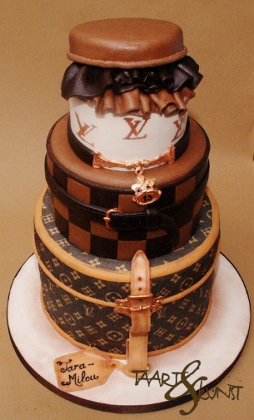 louis vuitton cake taart