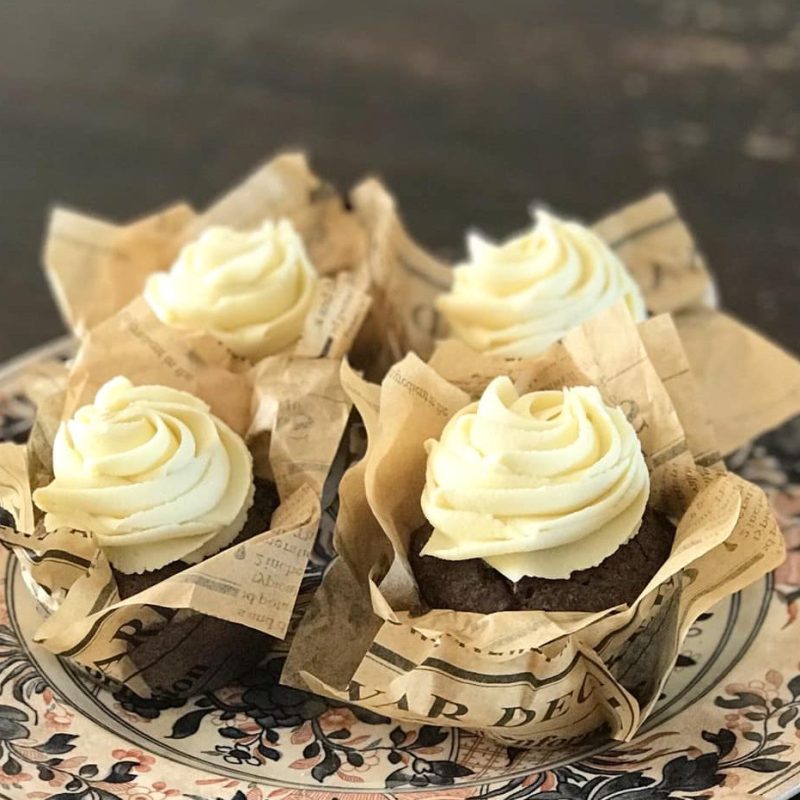 keto Triple chocolate cupcakes